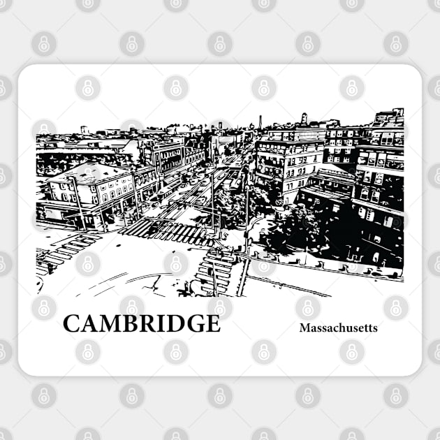 Cambridge Massachusetts Magnet by Lakeric